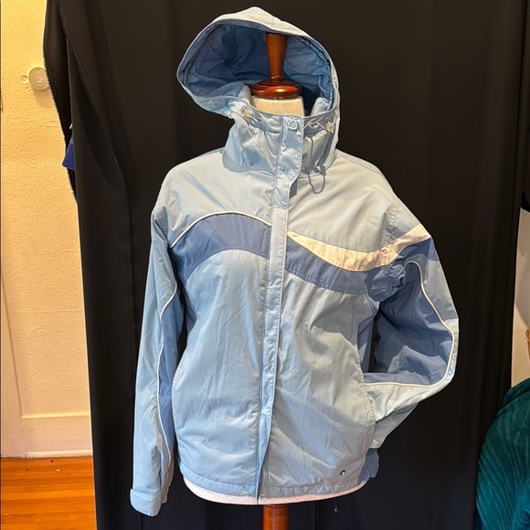 Columbia Vertex Light Blue Hooded Jacket, medium - Picture 1 of 12